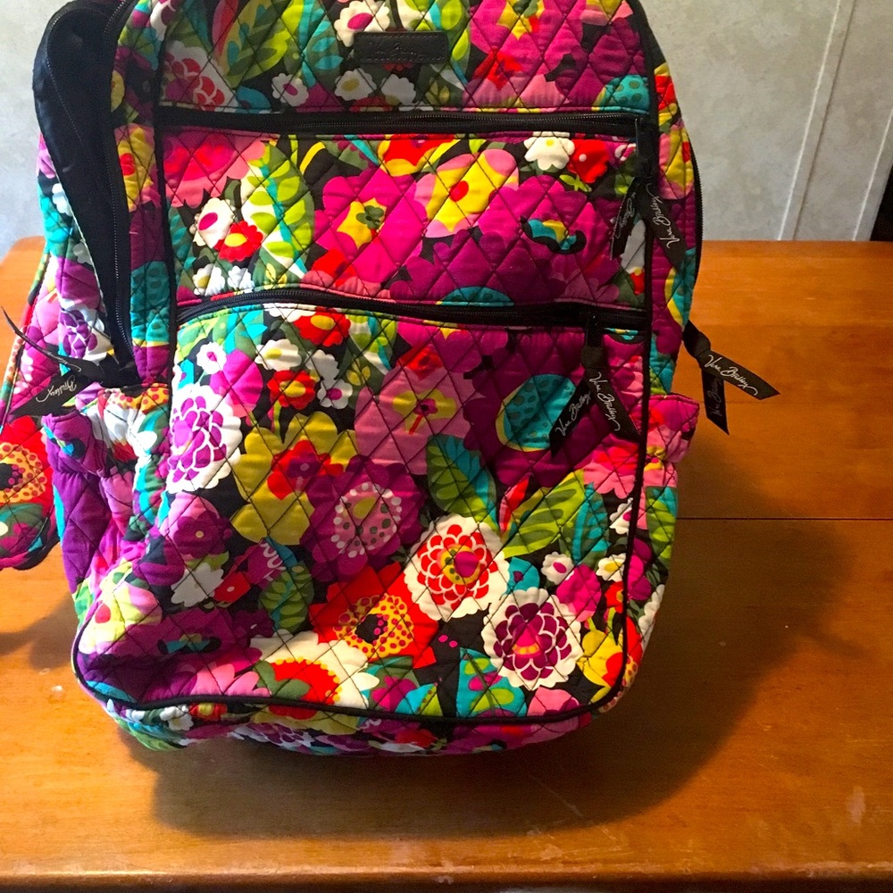 Vera Bradley back pack with lap top padded area
